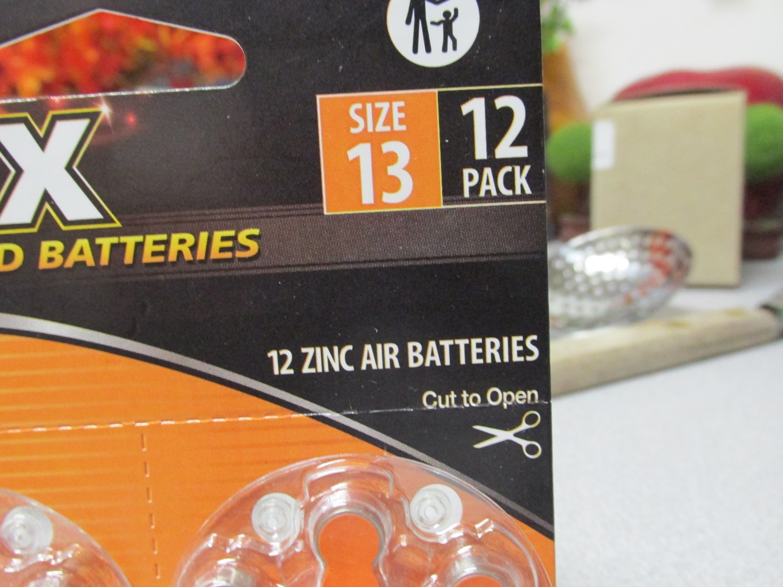 CVS Hearing Aid Zinc Air Batteries 1.45v Size 13 Pack of 12 Expiration 2028