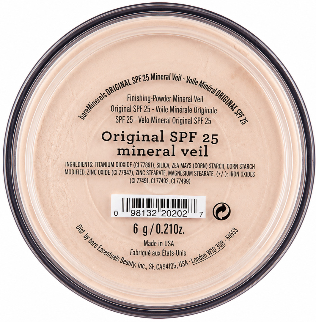 BareMinerals Original SPF 25 Mineral Veil Finishing Powder 6g Loose Powder