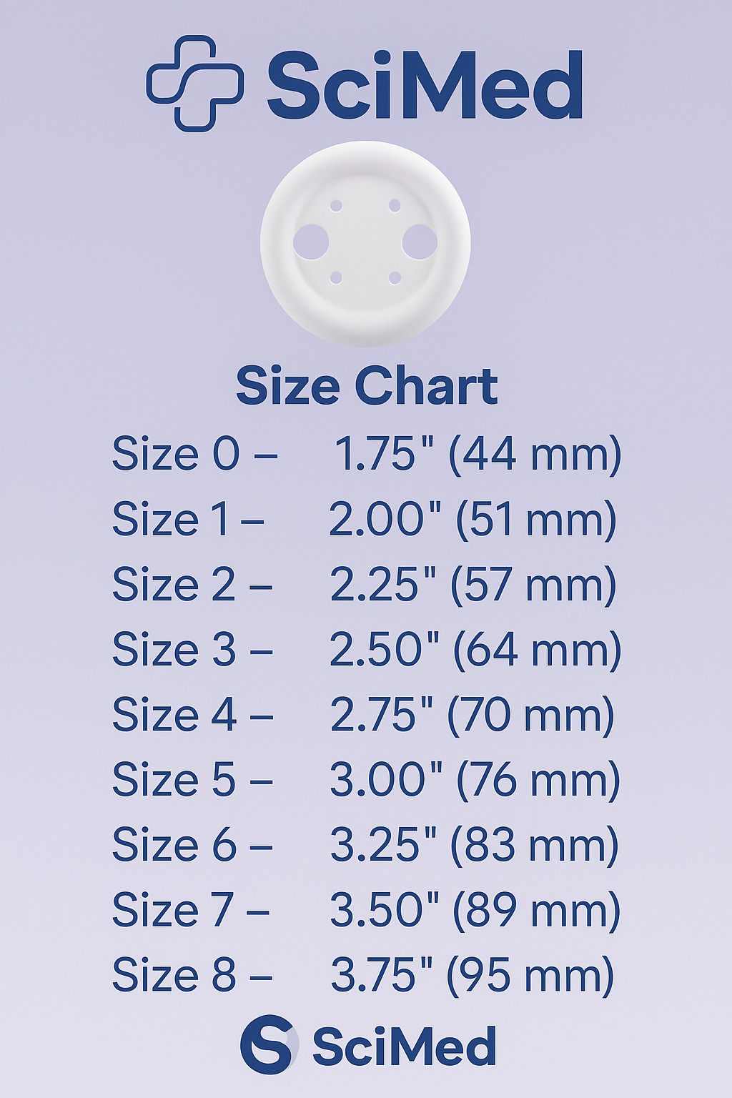 SciMed Silicone Vaginal Pessary Ring with Support | FDA Approved | Sizes 0–8
