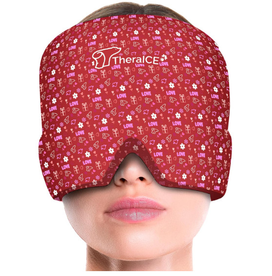 Migraine Relief Cap Hot Cold Therapy Headache Ice Gel Compression Hat