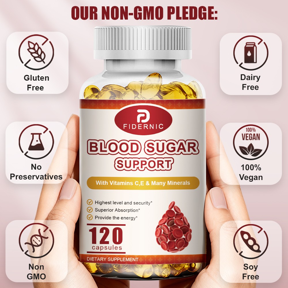 Blood Sugar 120 Capsules, Maintain Healthy Blood Sugar & Support Immunity