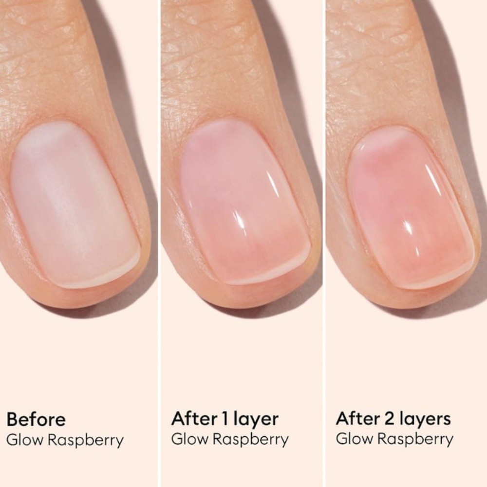 Manucurist Authentic Raspberry Nourishing Treatment Nail Polish 0.5 oz/15 mL
