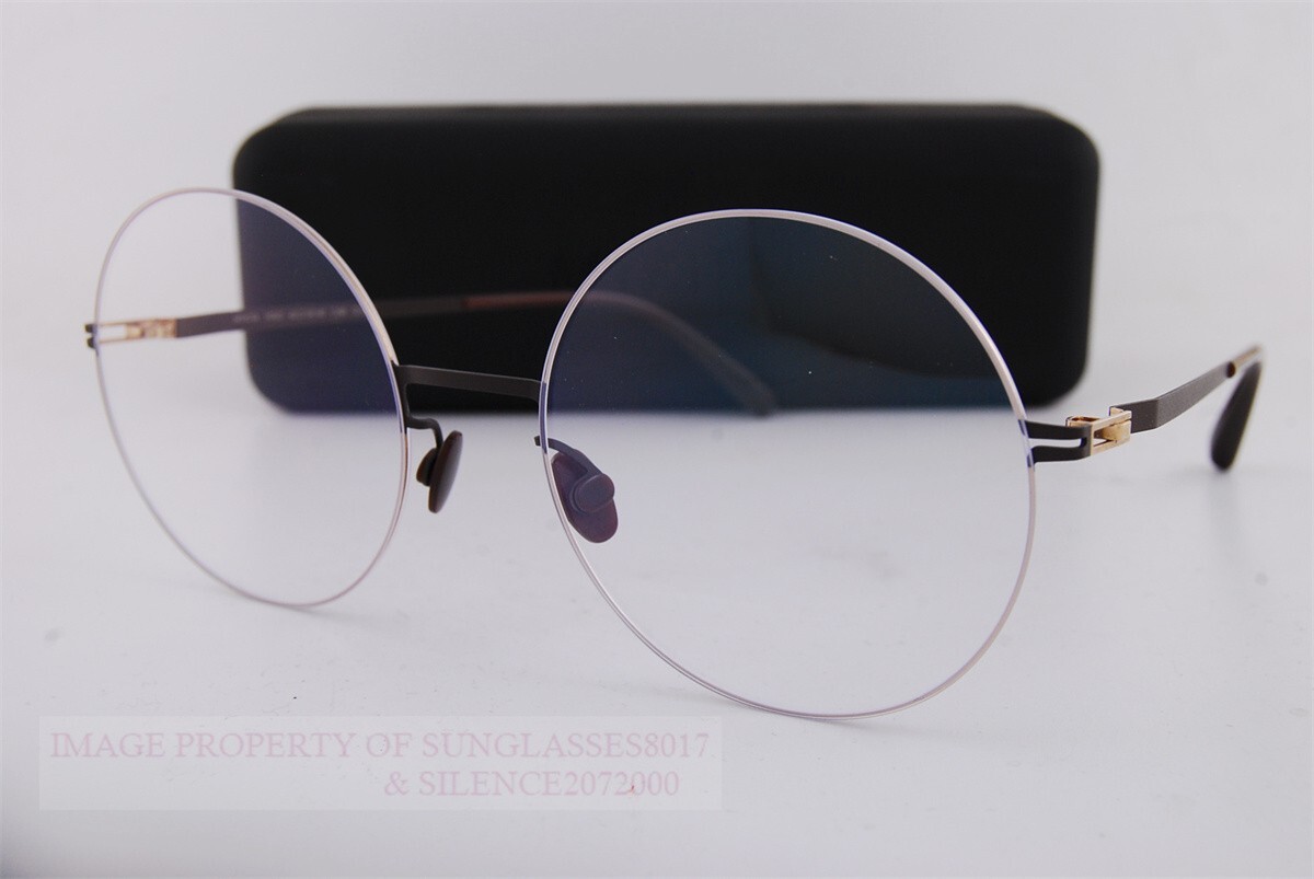 Brand New MYKITA Eyeglass Frames YOKO Champagne Gold/Brown for Men Women 43mm