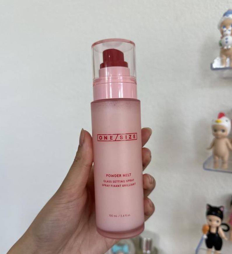 NIB 100% Authentic ONE/SIZE Powder Melt Glass Setting Spray,3.4 oz/100 mL