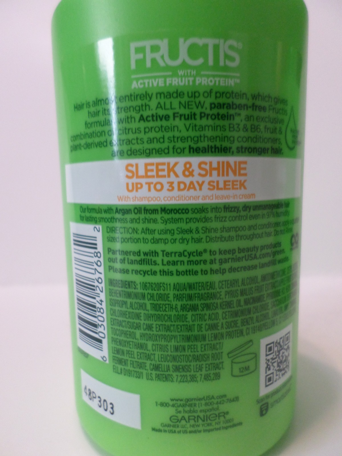 2 Garnier Fructis Sleek & Shine Intensely Smooth Leave-In Condition. Cream 10.2