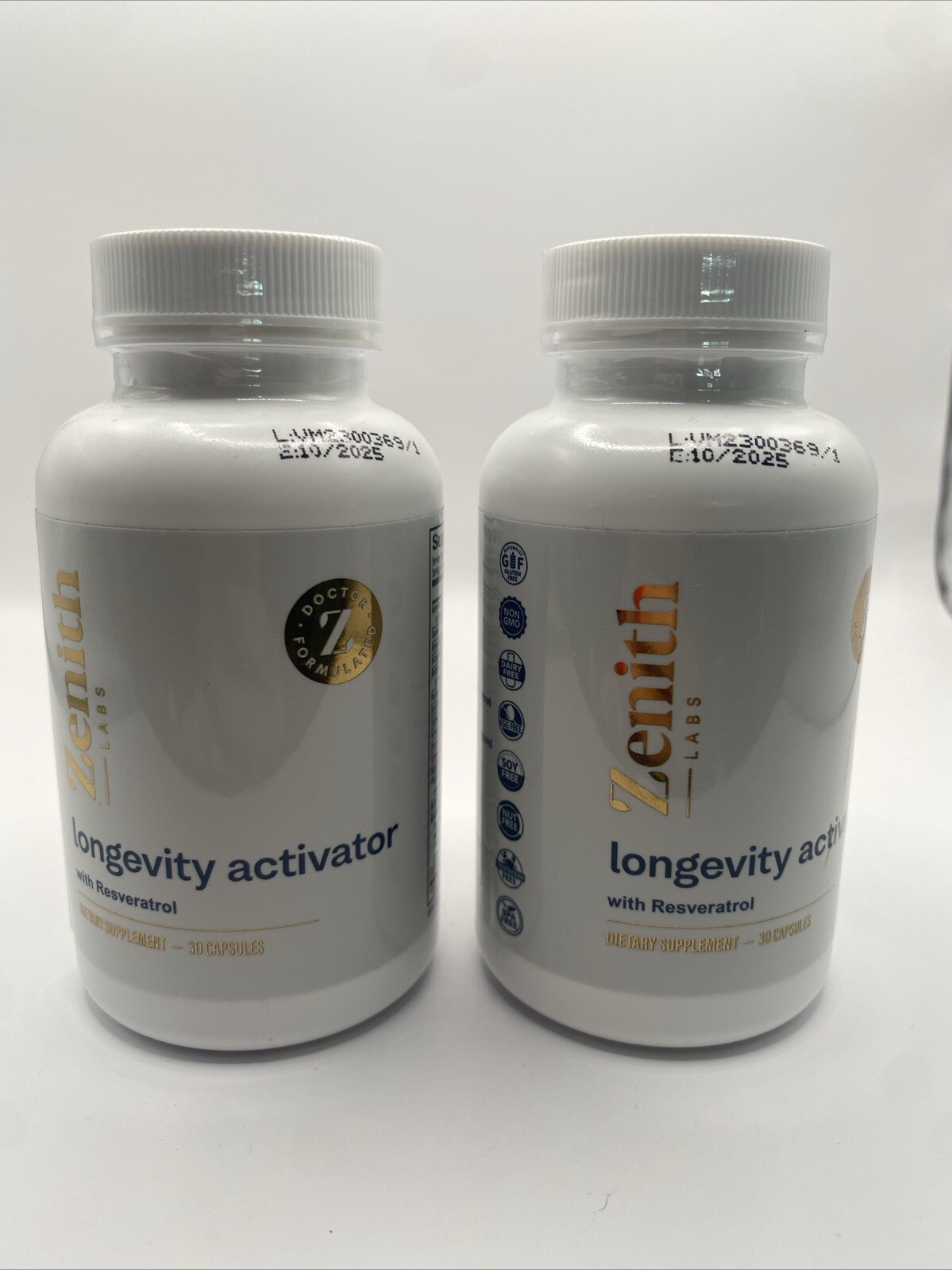 Zenith Labs Longevity Activator New/Sealed Expiration- 10/2025 (2 BOTTLES!)