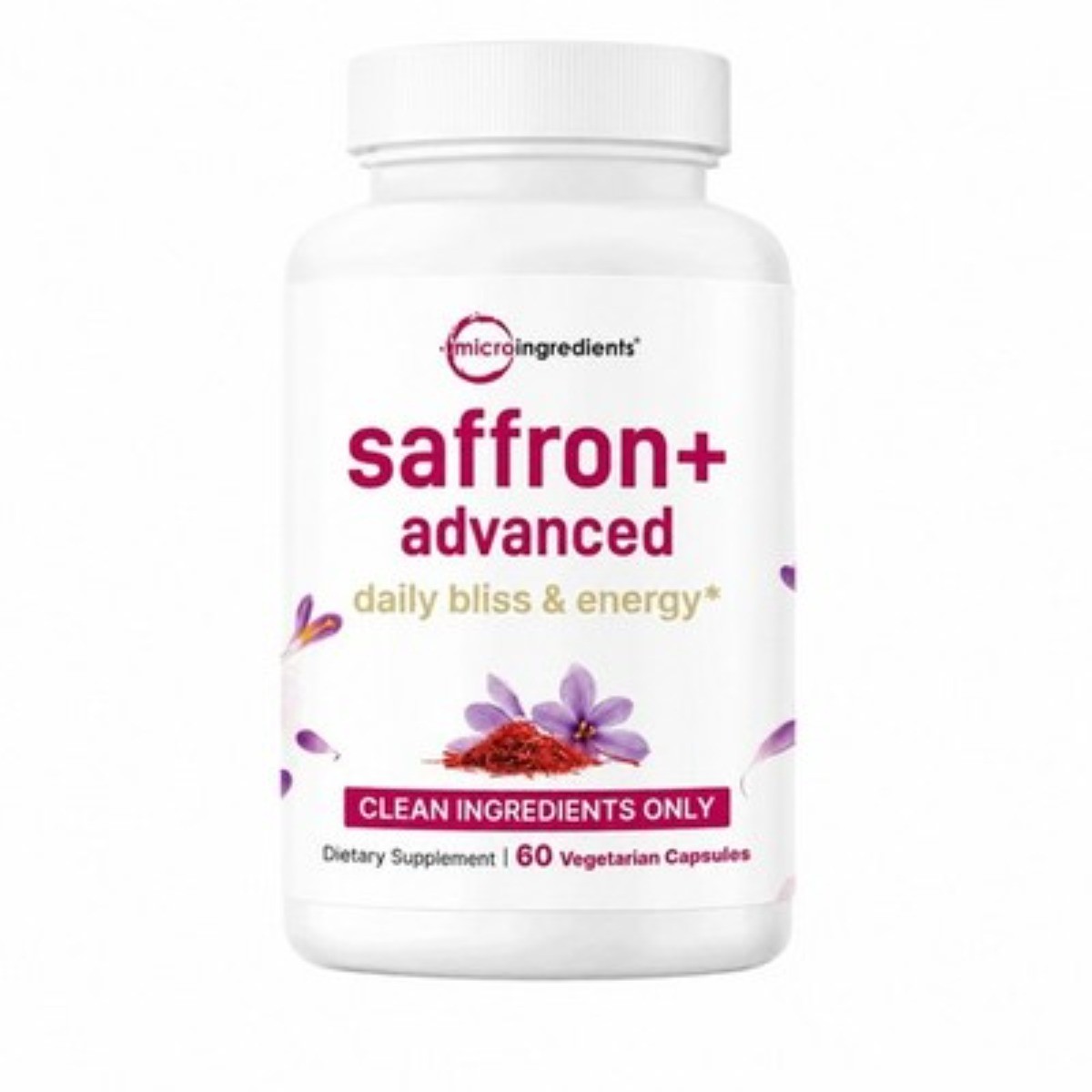 Micro Ingredients Saffron+ 10-in-1 – Mood, Sleep & Appetite Support, 60 Caps