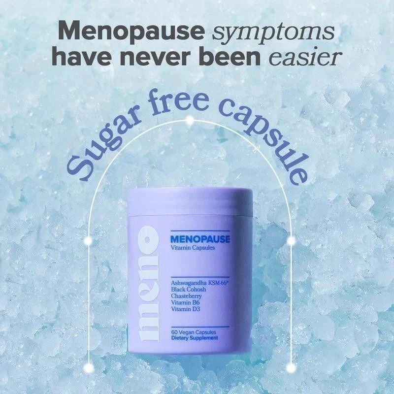 Meno Menopause Vitamin 3 Pack 180 Vegan Capsules Hormone Balance Support