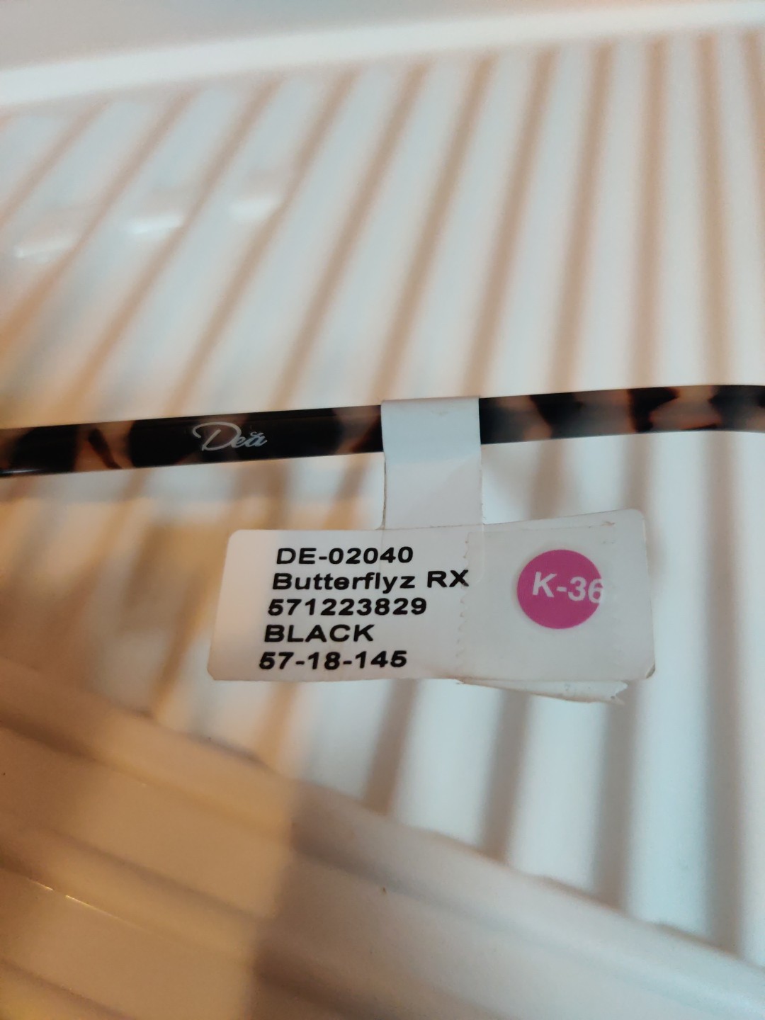 Dea Eyeglasses Frame DE-02040 Butterflyz Black 57-16-145-34v