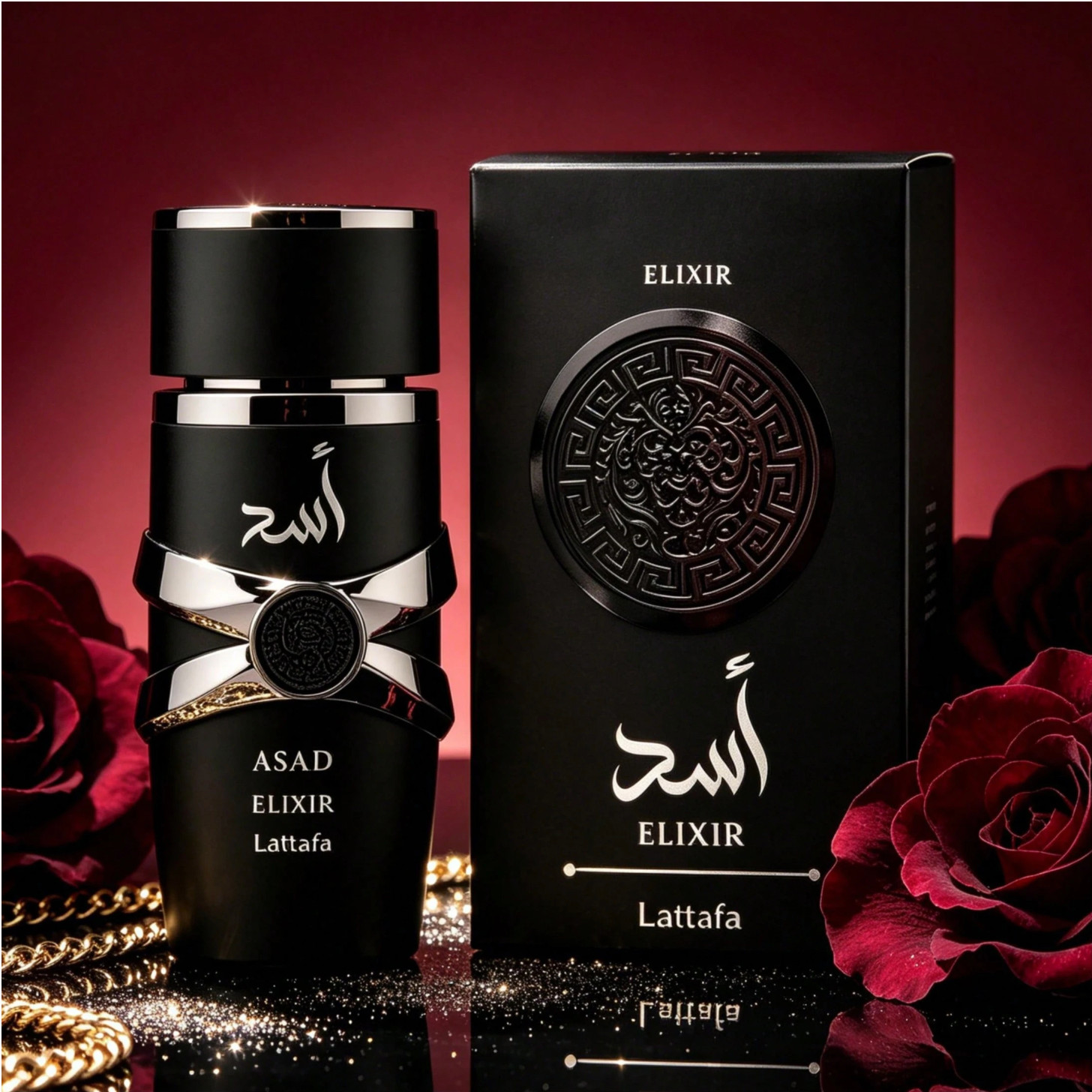 Lattafa Asad Elixir Unisex Perfume 3.4 oz (100ml) Spicy Woody Oriental Fragrance