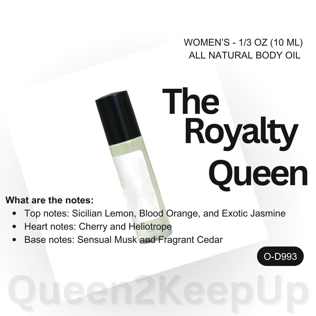 The Royalty Queen (Women) Body Oil Fragrance Similar 10 ml Roll-On