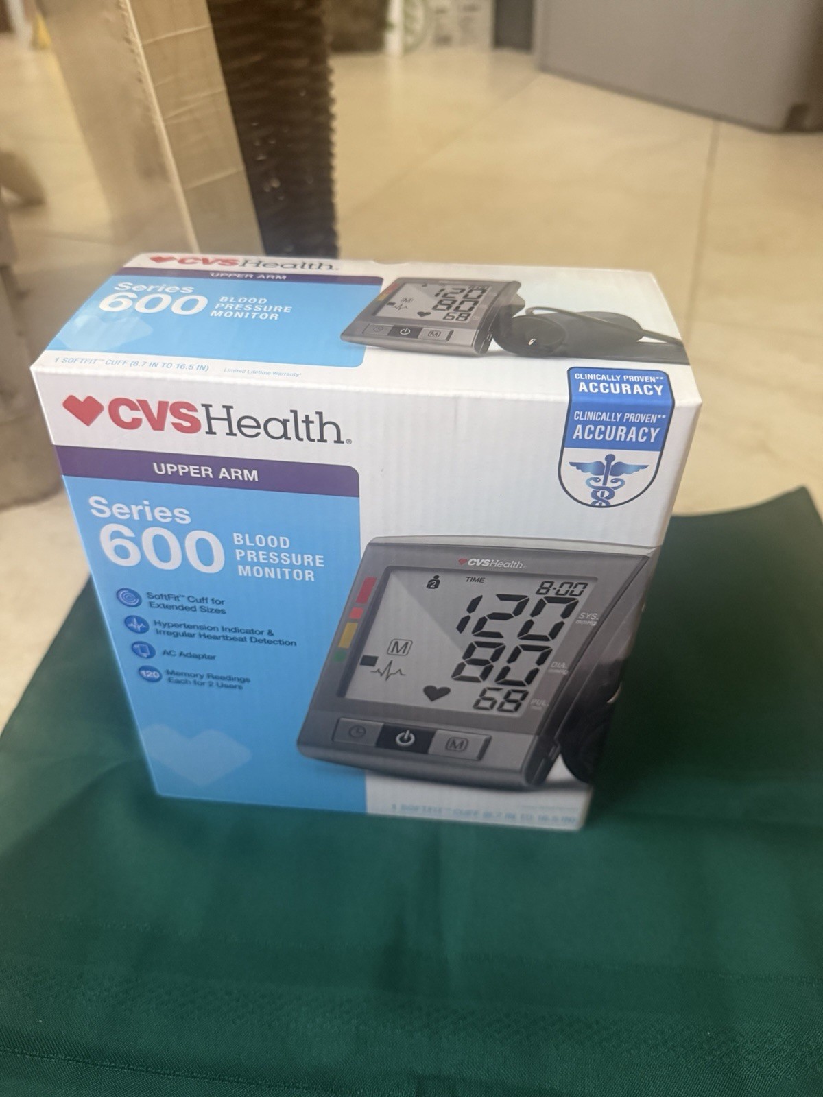 CVS Health Series 600 Blood Pressure Monitor – Brand New in Box