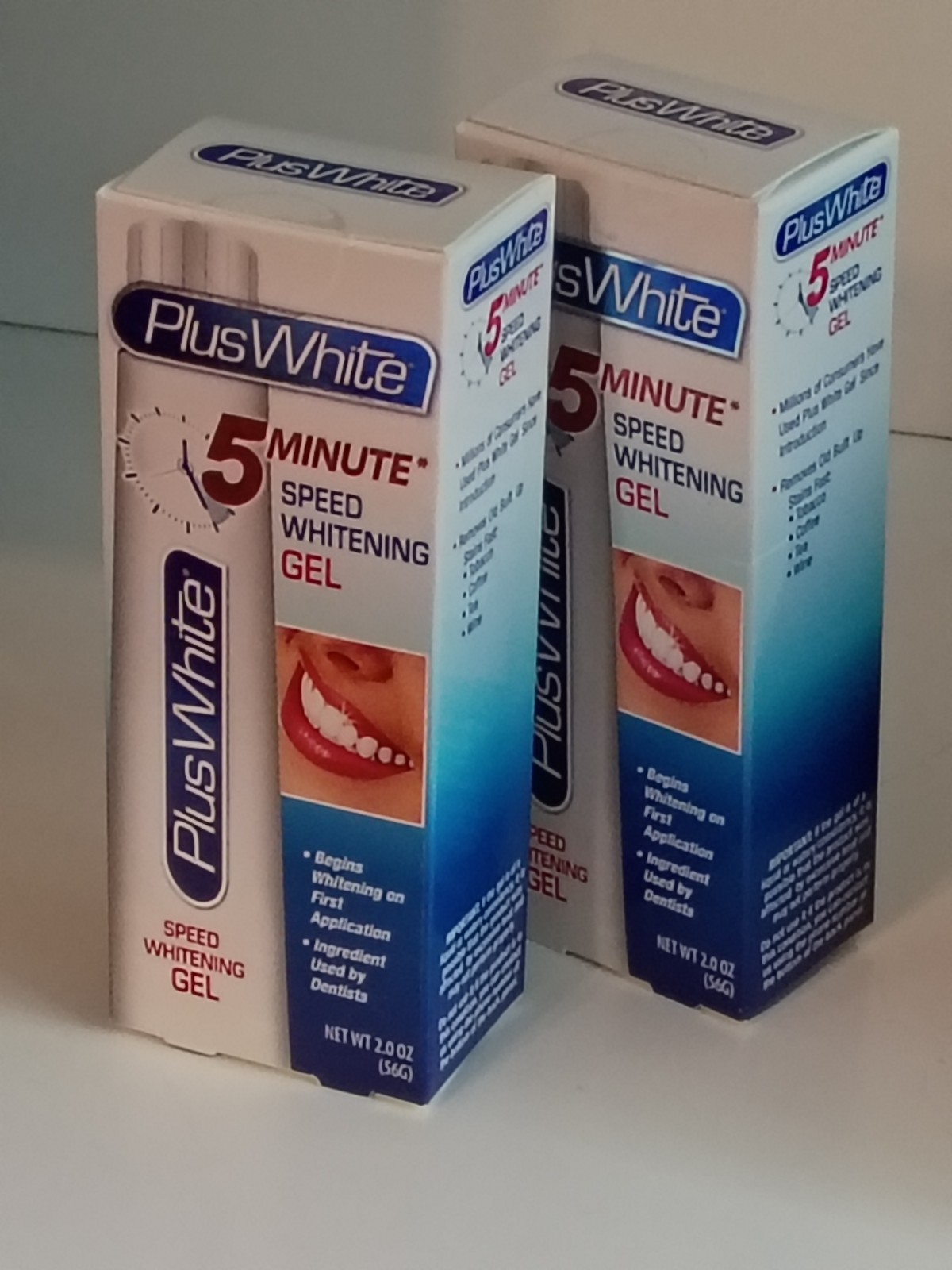 Plus White 5 MINUTE Speed Whitening GEL 2 oz, Pack of 2