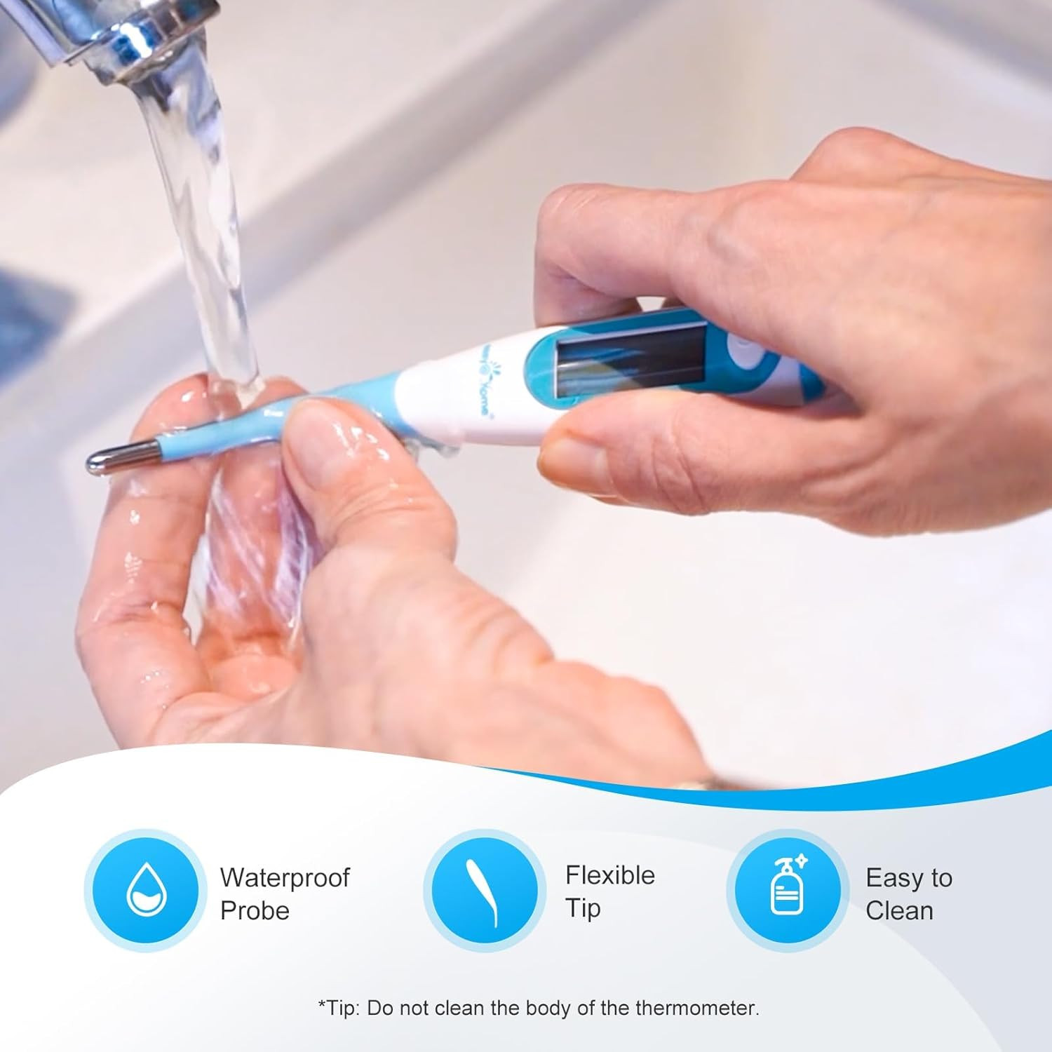 Digital Basal Thermometer Ovulation BBT Backlit LCD Memory Recall