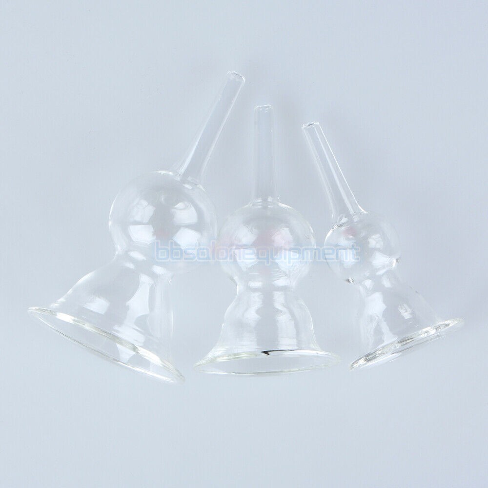 3PCS Breast Vacuum Cupping Cups Replace For Breast Enhancement Therapy Machine
