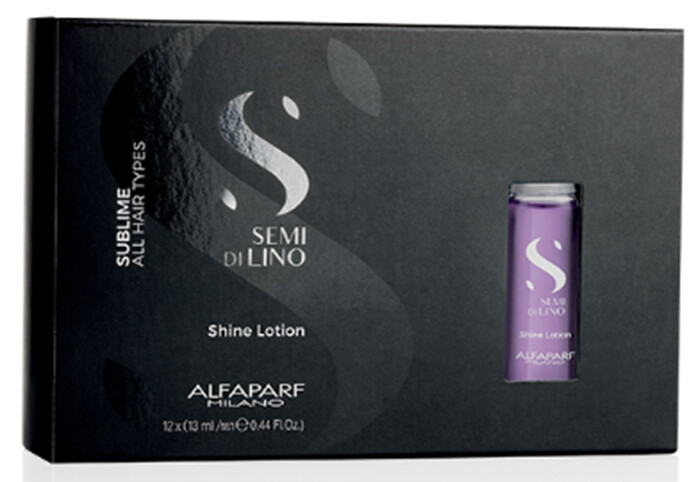 ALFAPARF MILANO Semi Di Lino Illuminating Shine Lotion Pink 12 vials NEW