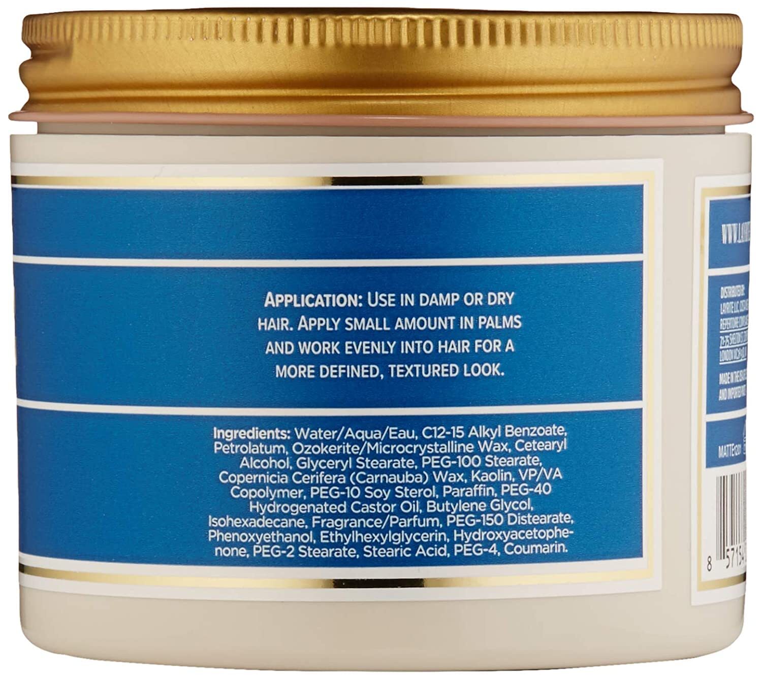Layrite Natural Matte Hair Styling Agent Flexible Hold 10.51 Ounce