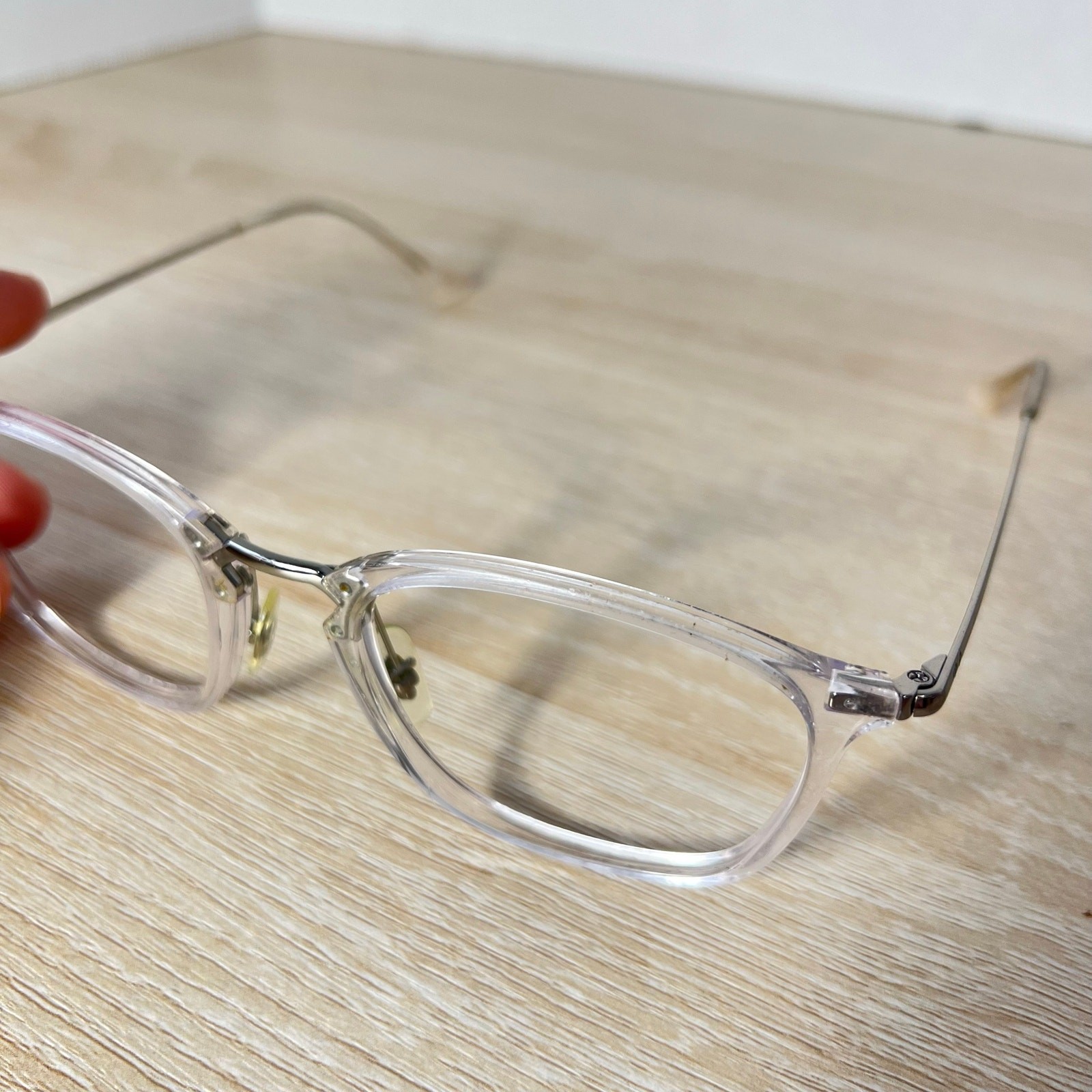 Ray-Ban RB7164 2001 Eyeglasses Clear Square Full Rim Frames Only 52-20-150
