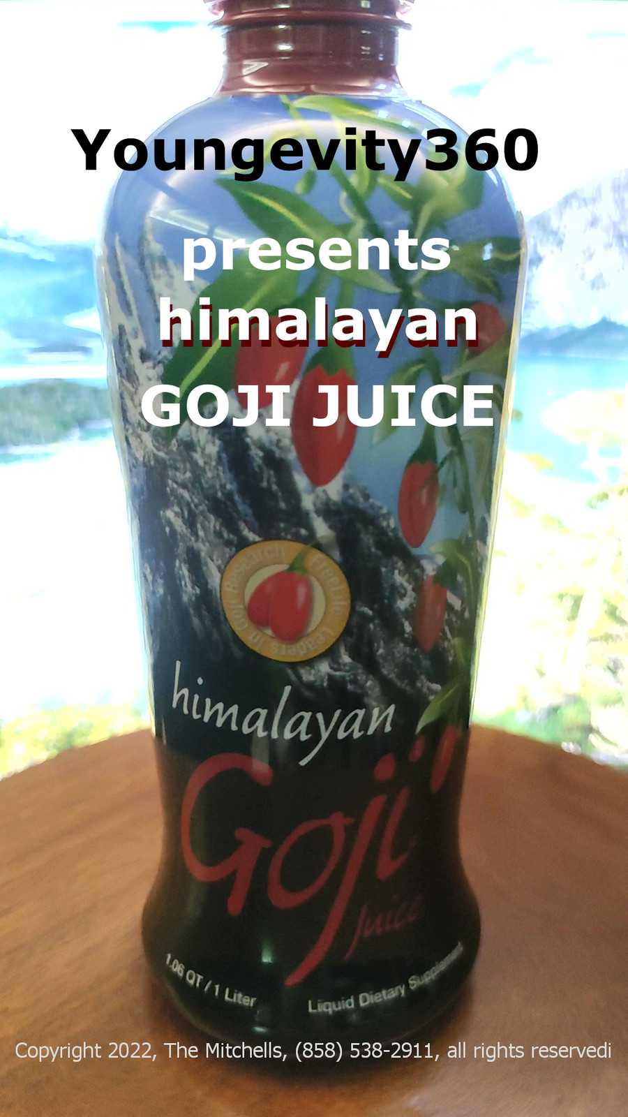 Youngevity Mitchell Himalayan GoJi Juice 4-Pak