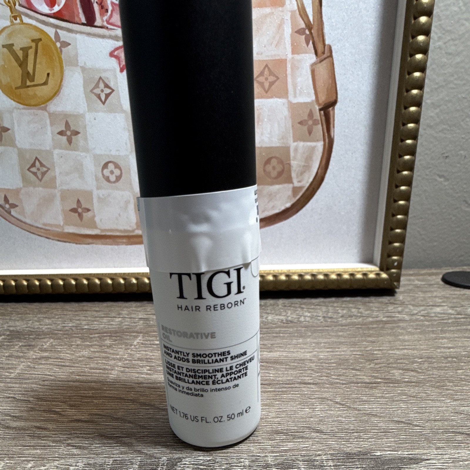 TIGI Hair Reborn Restorative Hair Oil Shine & Smoothing Travel 1.76 fl oz NEW