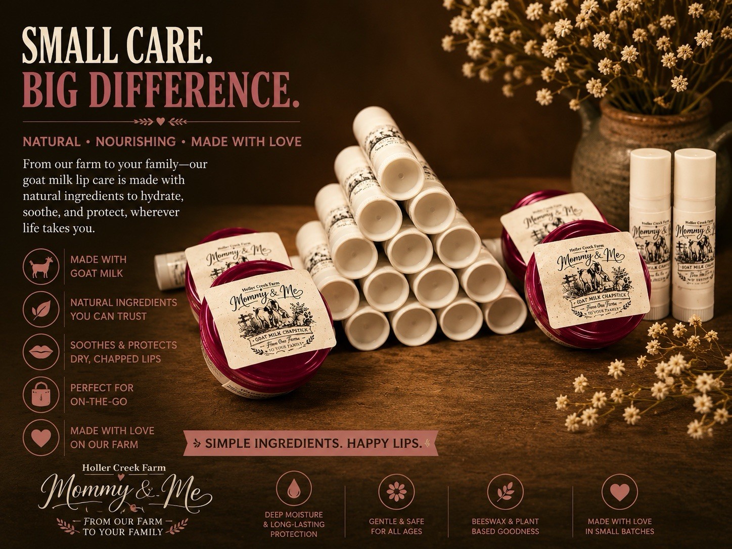 Mommy & Me Watermelon Lip Balm Stick