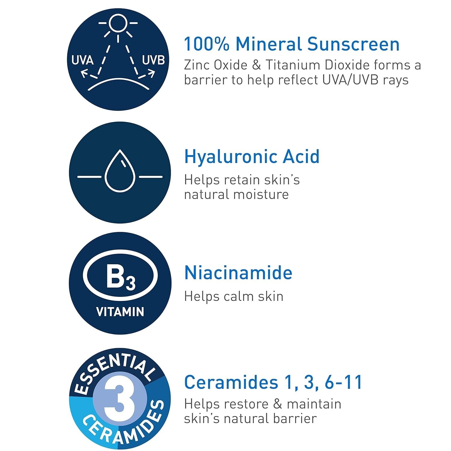 CeraVe 100% Mineral Sunscreen SPF 50 | Face sunscreen With Zinc Oxide &…