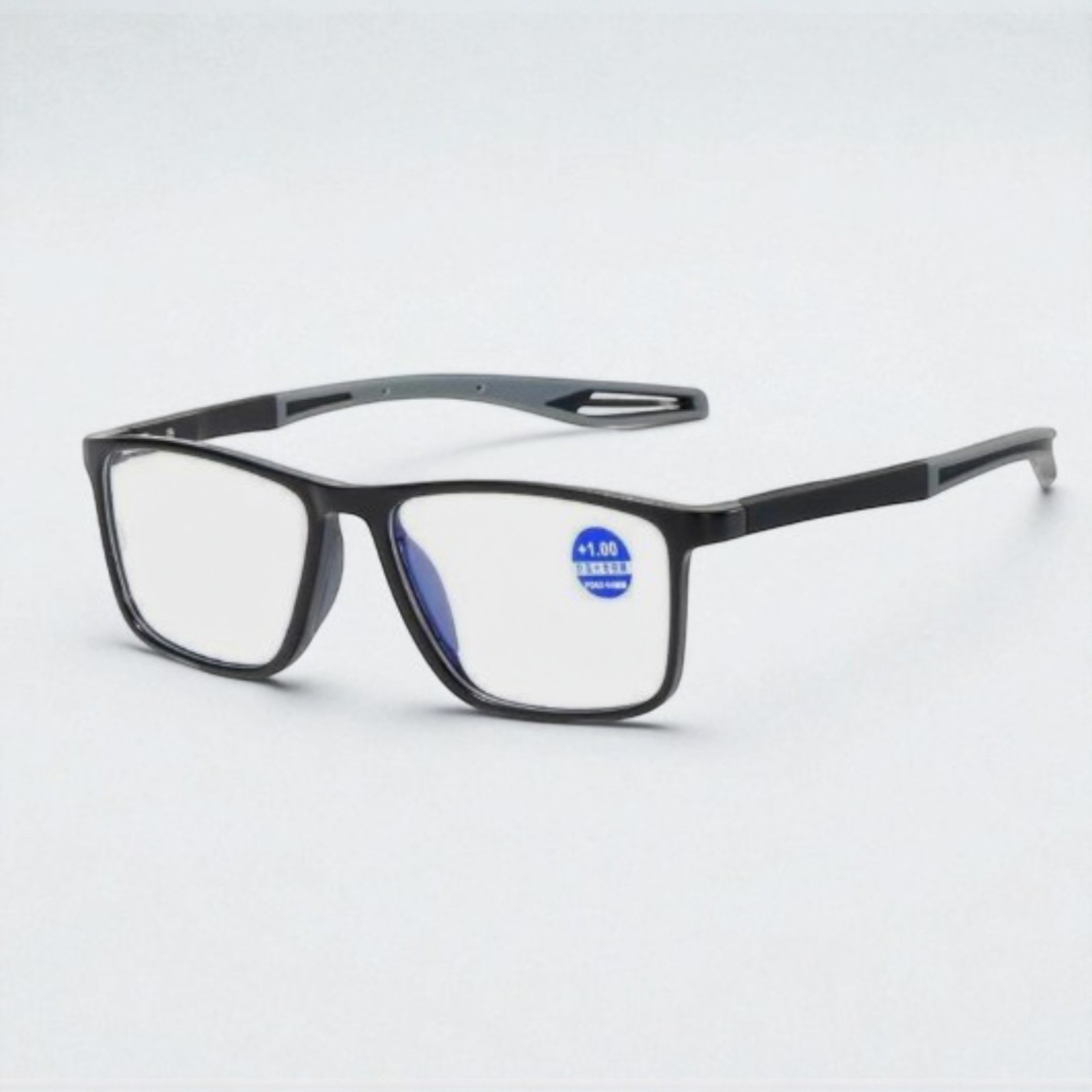 Manly Kicks Reading Glasses, Men’s Sports Ultra-Light Anti-Blue Light Presbyopic