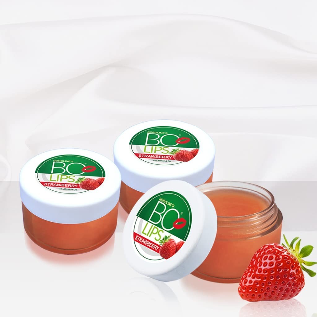 3x BOROLINE Bo Lips Nourishing Lip Balm 10g – With Natural Almond Oil