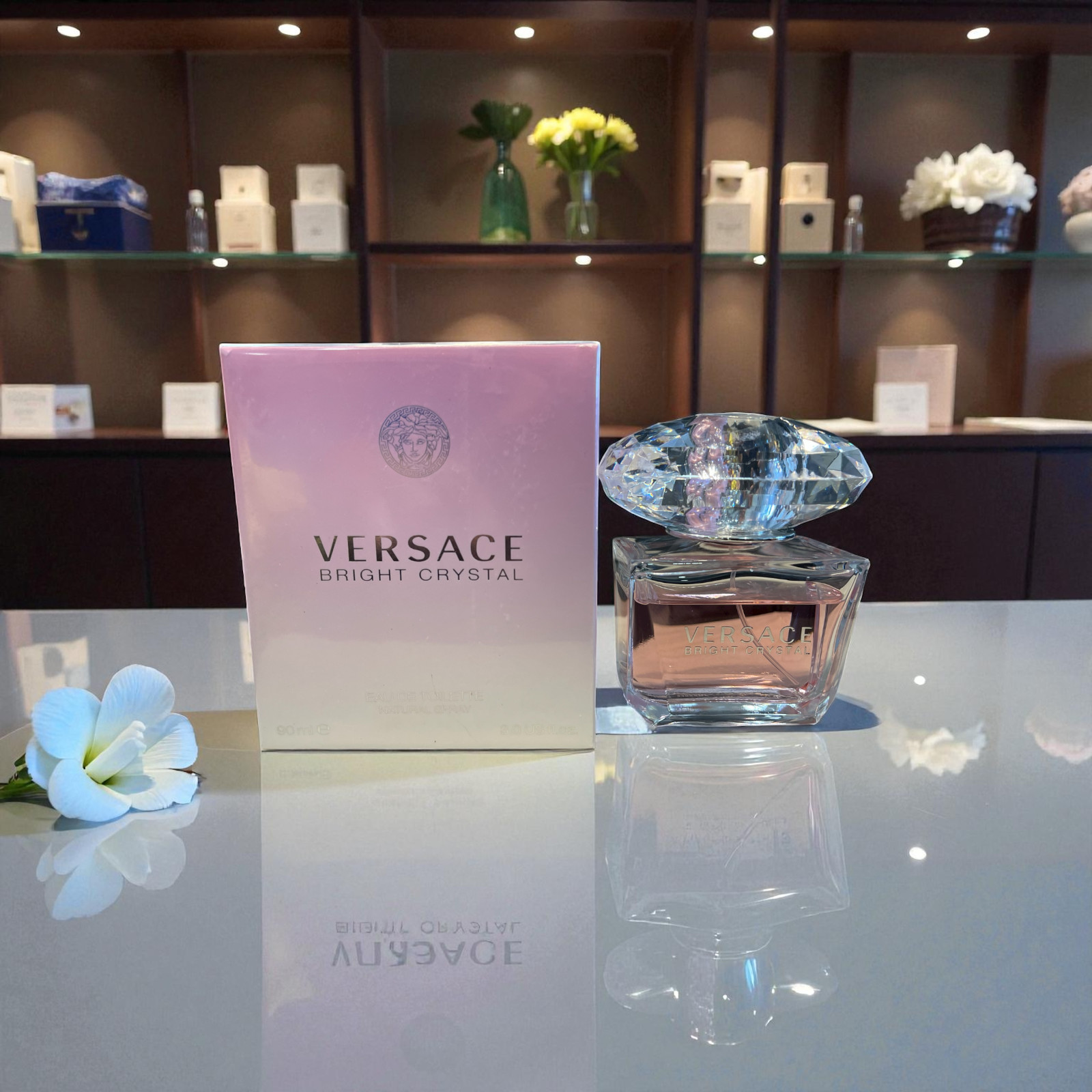 VERSACE BRIGHT CRYSTAL 3.0 oz Perfume for Women Brand New Tester with Cap