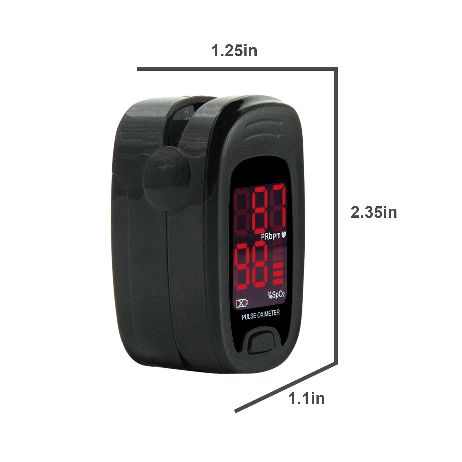 Finger pulse oximeter Spo2 LED Blood Oxygen Heart Rate o2 patient Monitor US