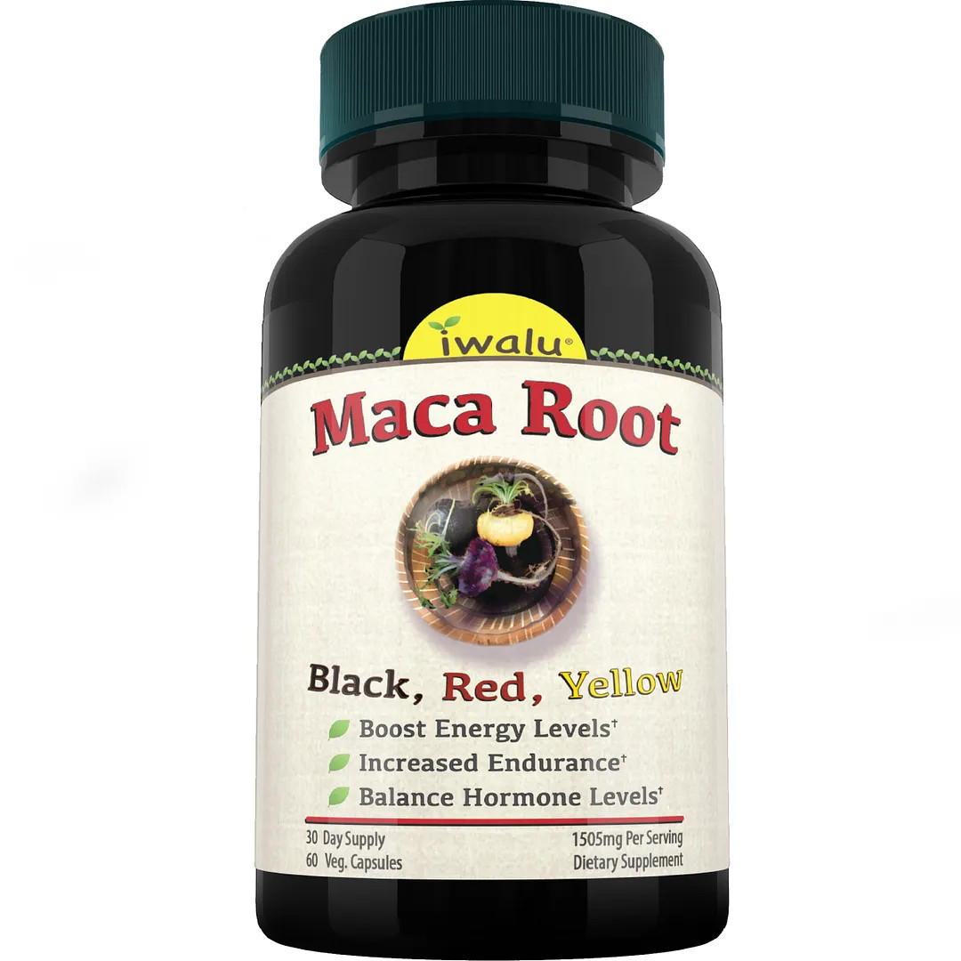 Natural Maca Root Pill | Best Supplement Capsule Pill Men Women FREE SHIP