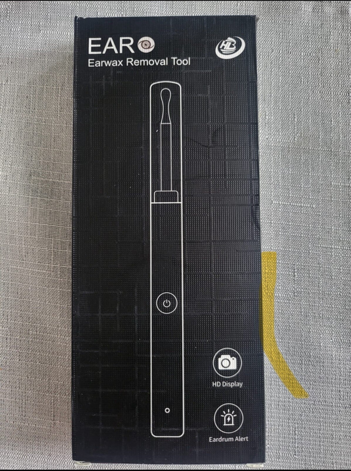 Black Smart Visual Ear Cleaner with Camera connectable with every phone
