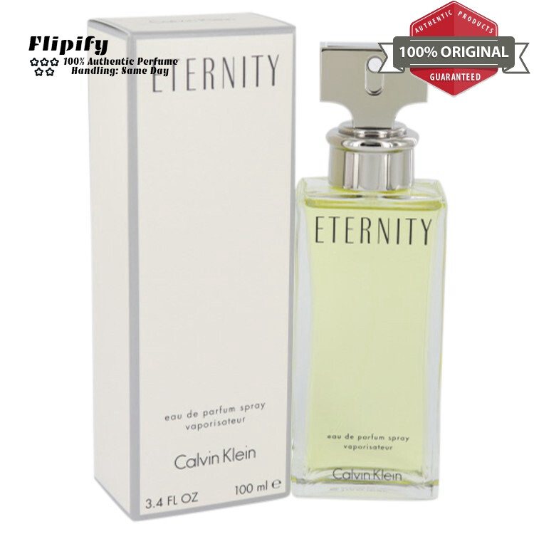 ETERNITY Perfume EDP Spray for Women by Calvin Klein 3.4 oz 1 oz 1.7 oz 6.7 oz