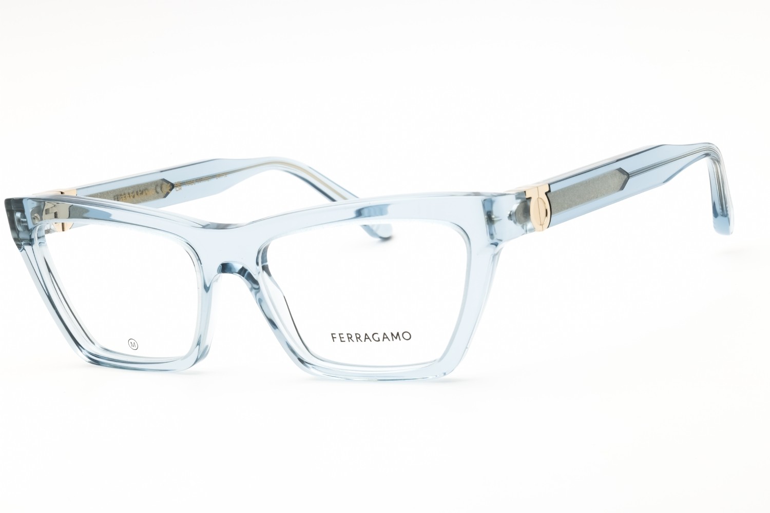 SALVATORE FERRAGAMO SF3021-450-54 Eyeglasses Frame Size 54mm 16mm 140mm AZURE Wo