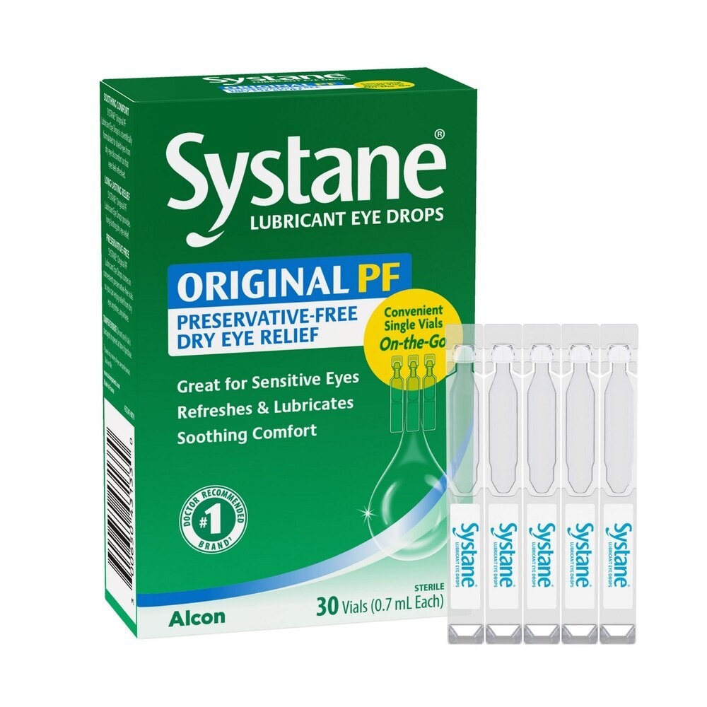 Systane Original PF Lubricant Eye Drops 30 Vials EXP 10/2026 – 12/2026 NIB