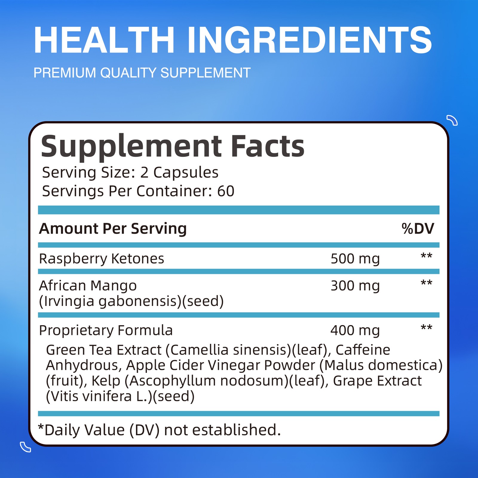 KETO 120pcs – Detoxifies, Metabolism, Suppresses Appetite, Replenishes Energy