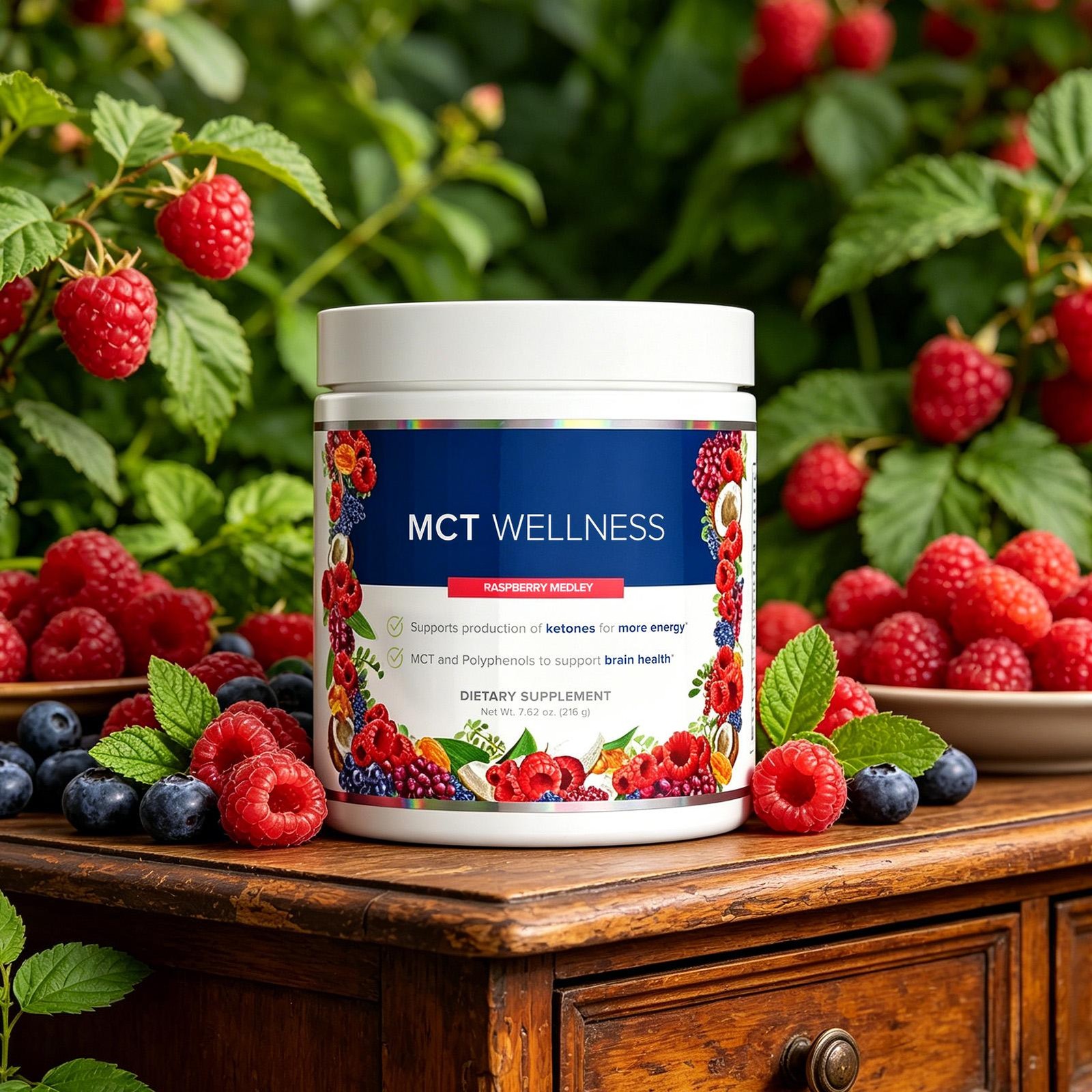 GUNDRY MD MCT WELLNESS Raspberry Flavor 8.25 OZ (234 G)