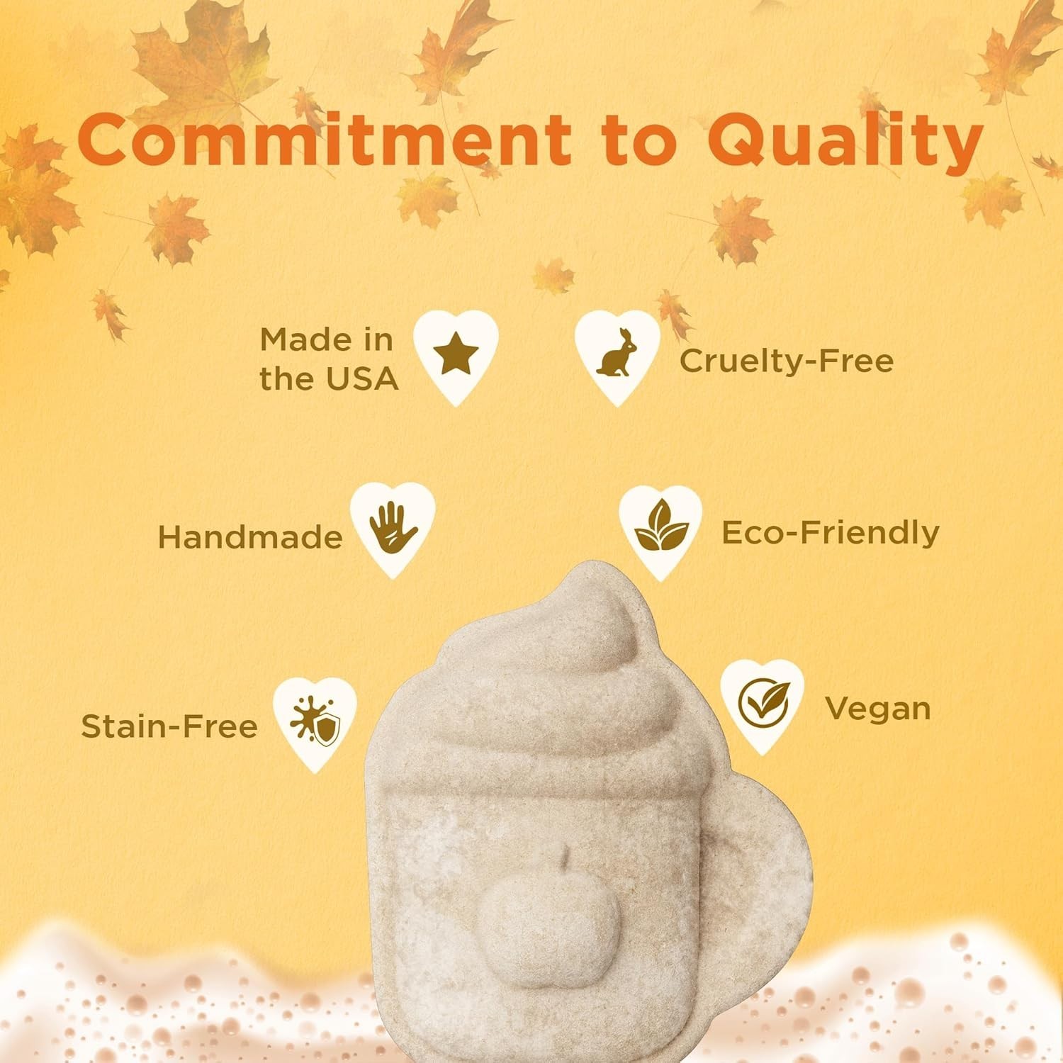 Pumpkin Spice Latte Bath Bomb for Relaxation – Giftable Spa Treat
