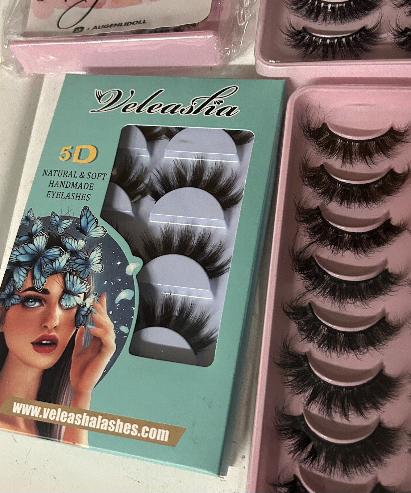 NEW HUGE 100 Plus Pair False Eye Lashes Lot Mink 5D Kiromiro Veleasha Cat Eye