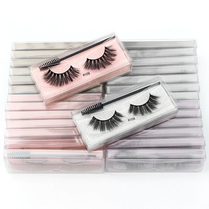 Wholesale Eyelashes 20/30/40/100pcs 3D Mink Lashes Natural Mink Eyelash Makeup