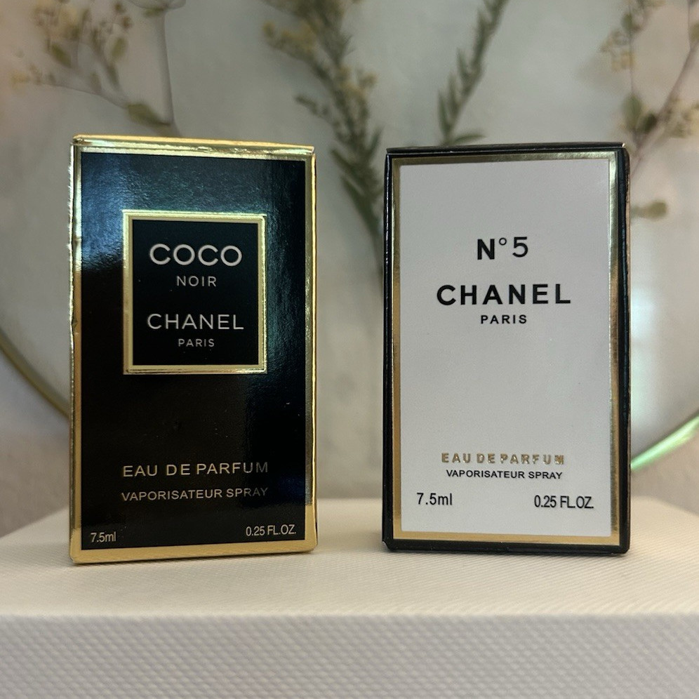CHANEL Coco Noir & Chanel 5 Eau de Parfum Spray mini Size 0.25 fl oz / 7.5 mL