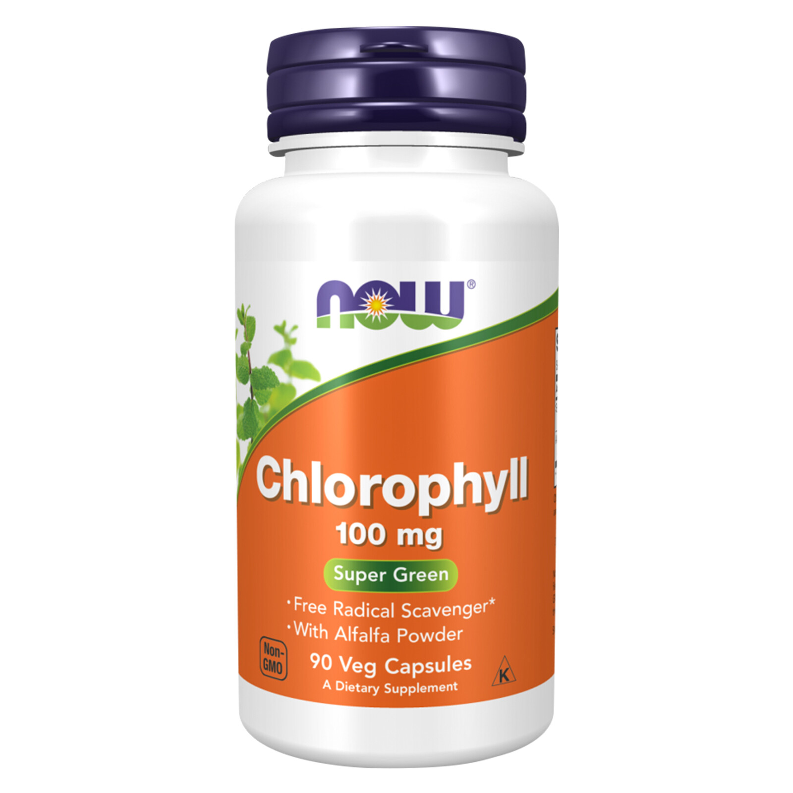 NOW FOODS Chlorophyll 100 mg 90 Veg Capsules