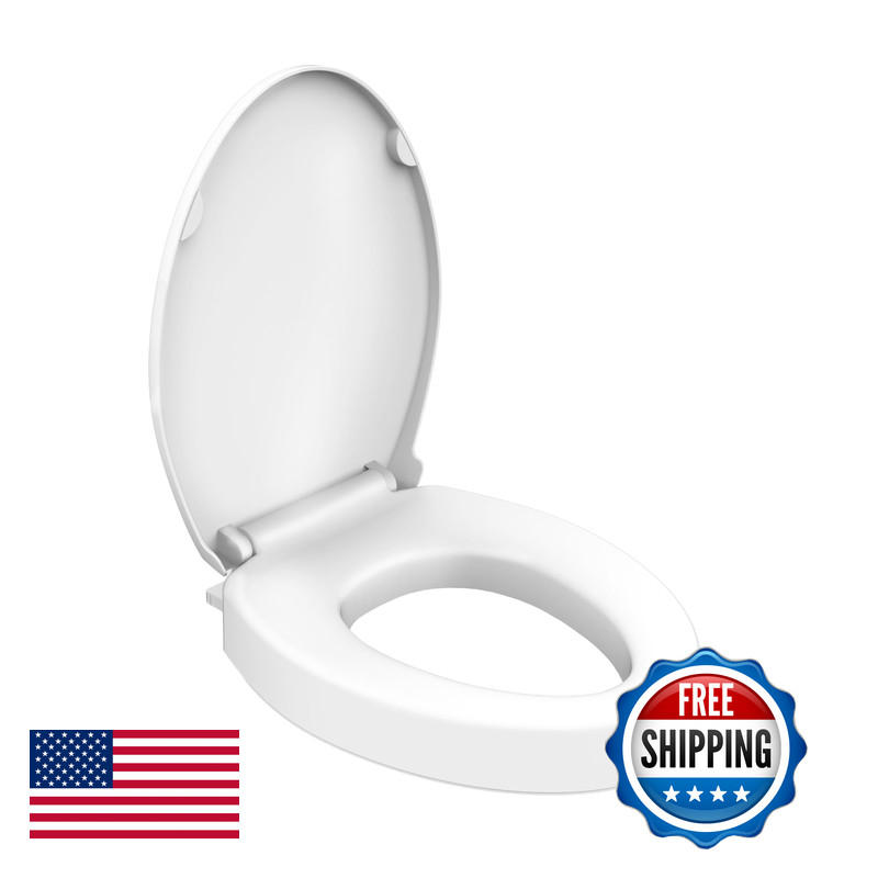 Swiss Madison Ryse 3 In. Raised Elongated Soft Close Ada Compliant Toilet Seat