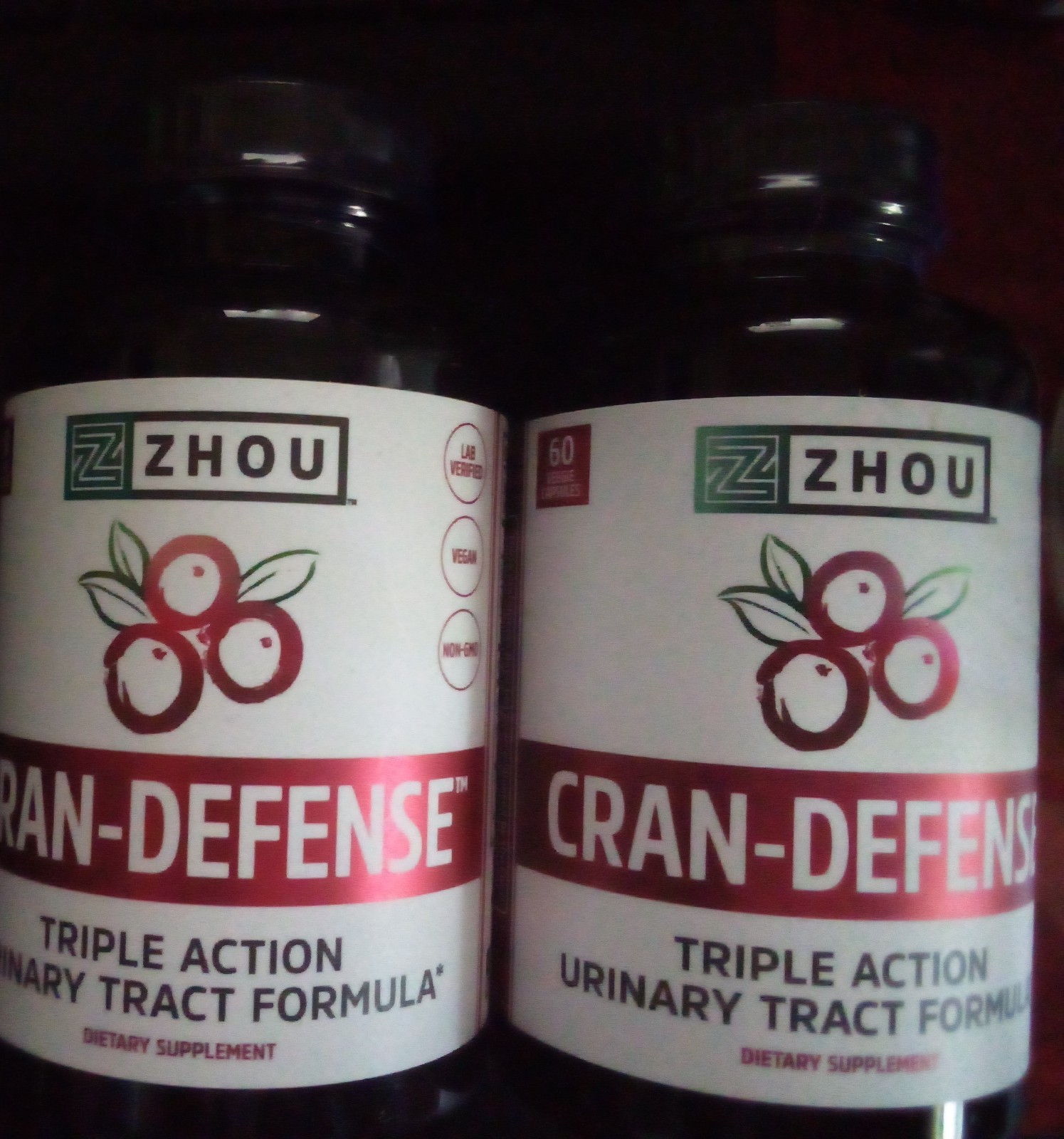 ZHOU Nutrition D-Mannose with Cranberry XBAC 60 Count, 60 CT