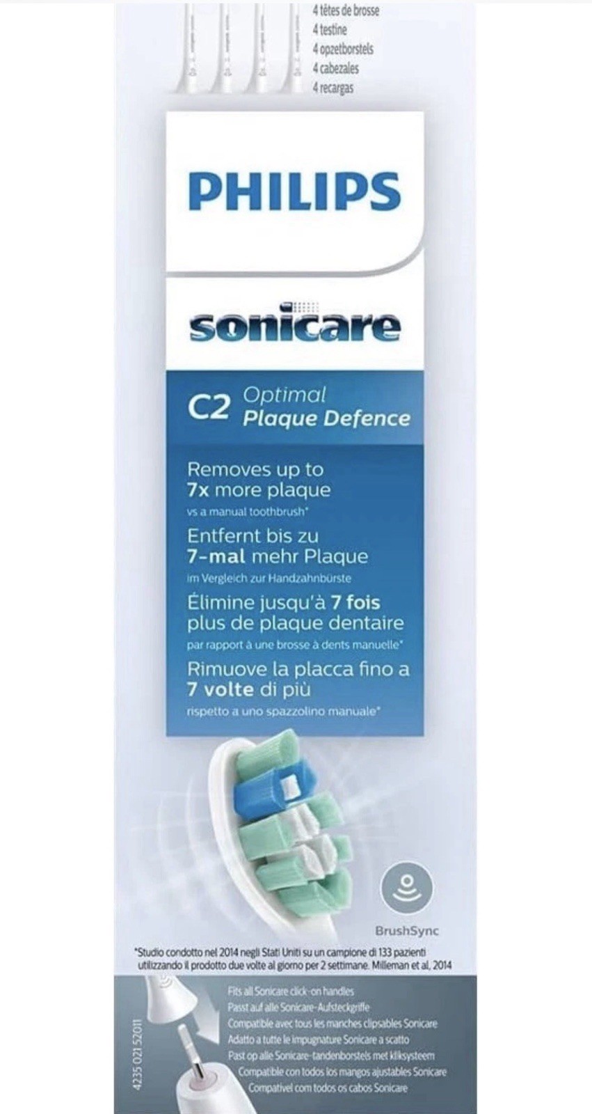 Philips Sonicare Optimal Plaque Defence Replacement Toothbrush heads