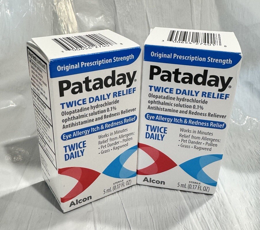 Alcon Pataday Twice Daily Relief 5ml 2 Pack. New 03/2025.