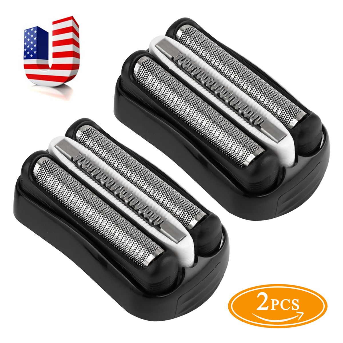 2 Pack Replacement Shaver Foil Head Fit 32B 21B 32S 3 Series Electric Shaver New