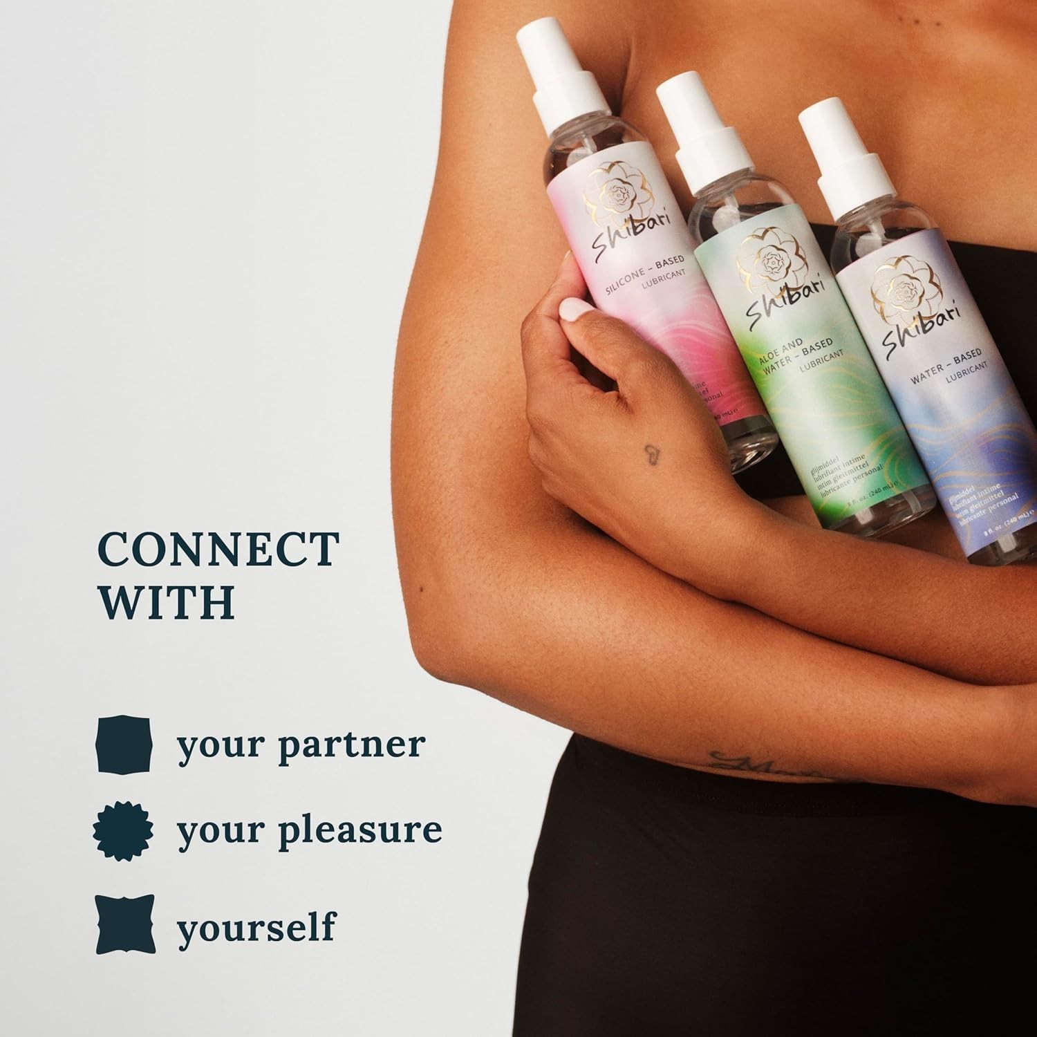 Intimate Water-Based Lubricant for Couples – Unscented & Gluten-Free, 8 Fl Oz