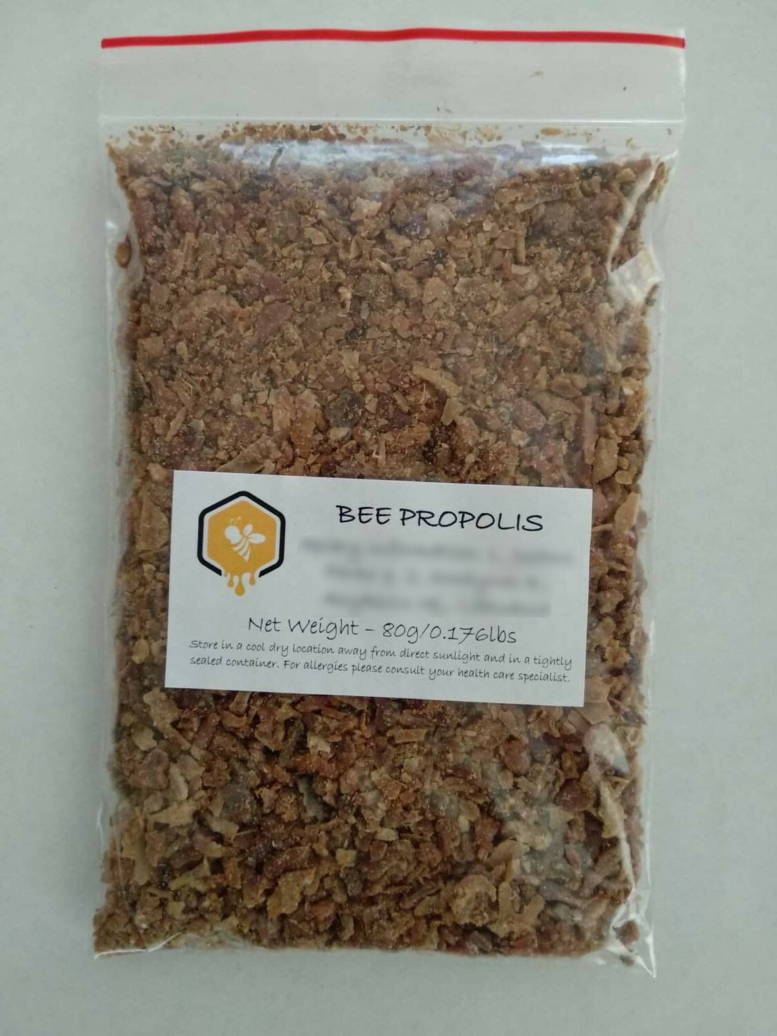 RAW BEE PROPOLIS, 100% NATURAL, 80g-400g , 2024 harvest, non-GMO, free shipping