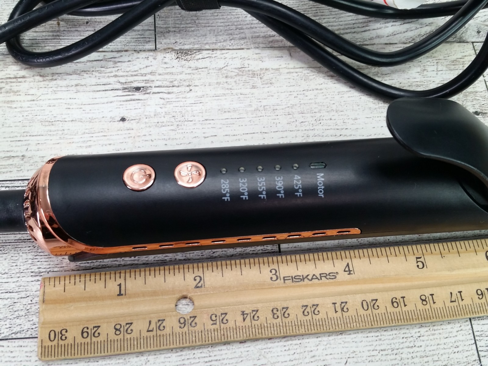 Cortex Beauty CB AirGlide Flat Iron 1” Plates 100-240V Black Straightener